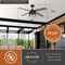Vaxcel Rowan Black Industrial 52-in. Ceiling Fan with LED Cage Light Kit F0123 - alternate 6
